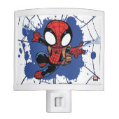 Spider-Man | Chibi Spider-Man Web-Swinging Night Light (Front)