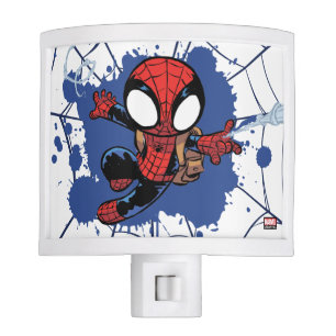 Spider-Man   Chibi Spider-Man Web-Swinging Night Light