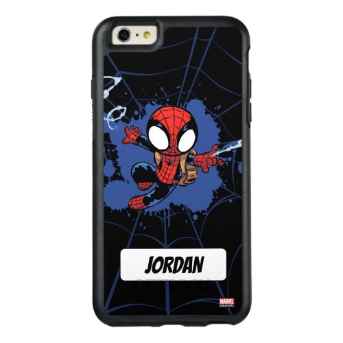 Spider_Man  Chibi Spider_Man Web_Swinging OtterBox iPhone 66s Plus Case