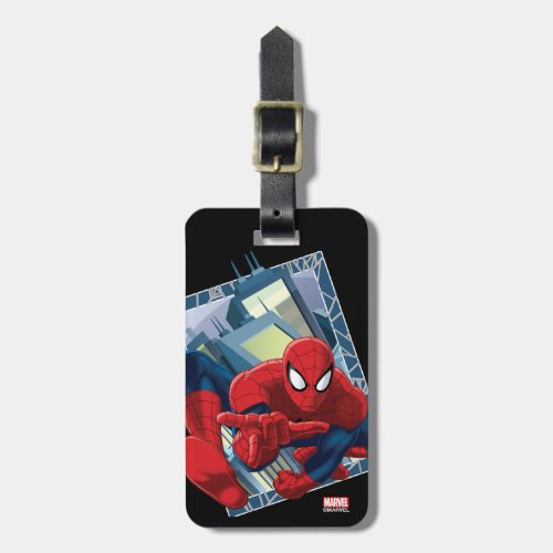 Spider_Man City Character Graphic Luggage Tag