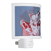 Spider-Man & City Sketch Night Light (Right)
