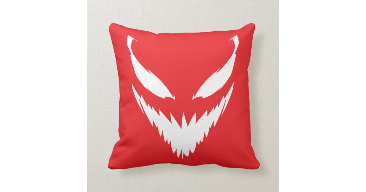 SpiderMan Classics Face of Carnage Throw Pillow