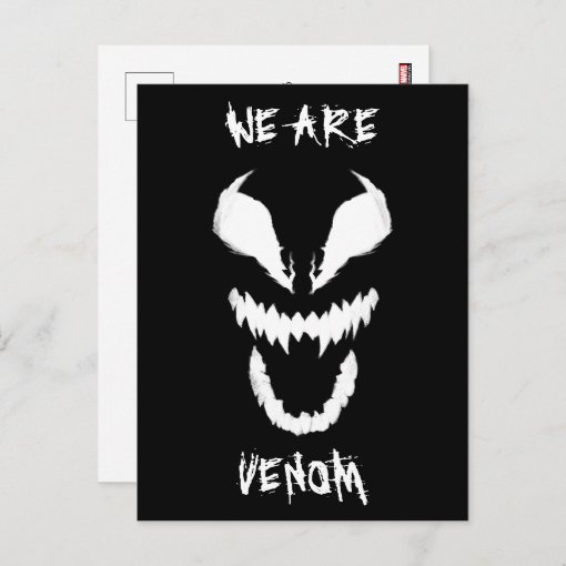 Spider-Man Classics | Face Of Venom Postcard | Zazzle