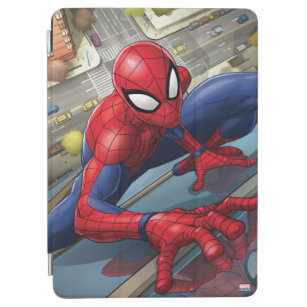Coque iPad Mini 4 rouge Spiderman bande dessinée de super-héros en