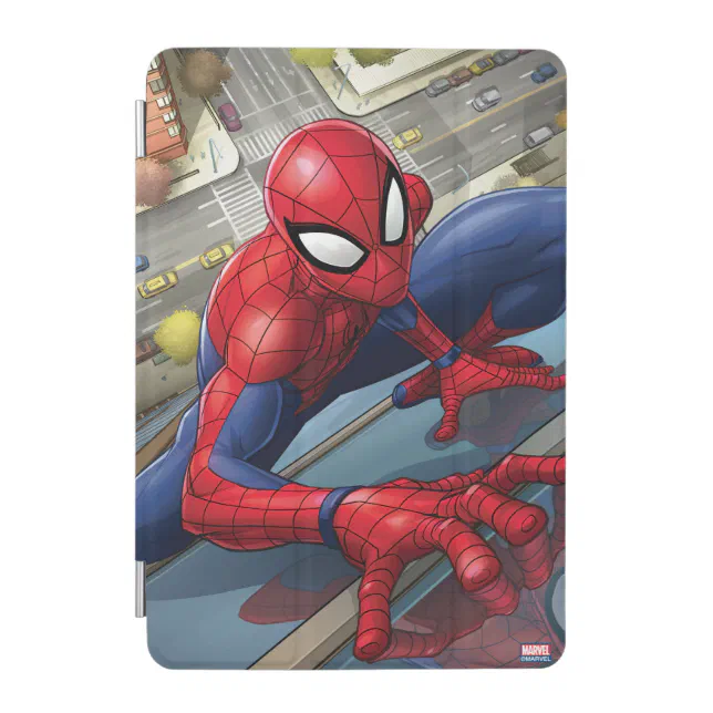 Spider-Man | Climbing Up Building iPad Mini Cover | Zazzle