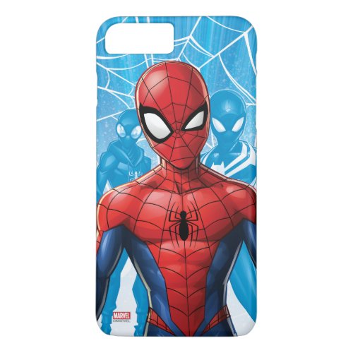 Spider_Man  Close_up Expression Comic Panel iPhone 8 Plus7 Plus Case