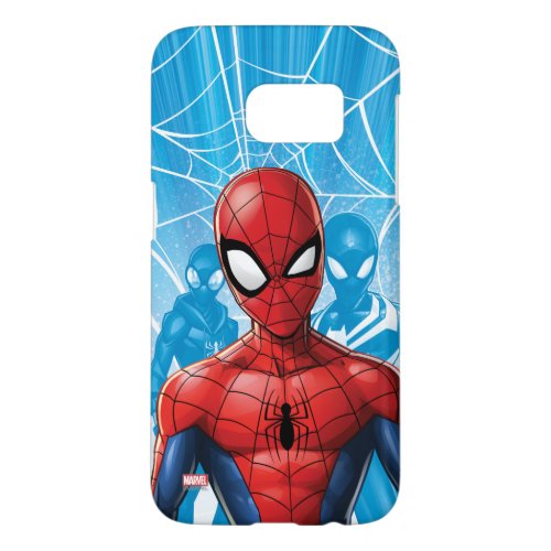 Spider_Man  Close_up Expression Comic Panel Samsung Galaxy S7 Case
