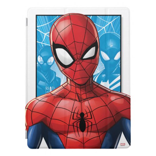 Spider_Man  Close_up Expression Comic Panel iPad Pro Cover