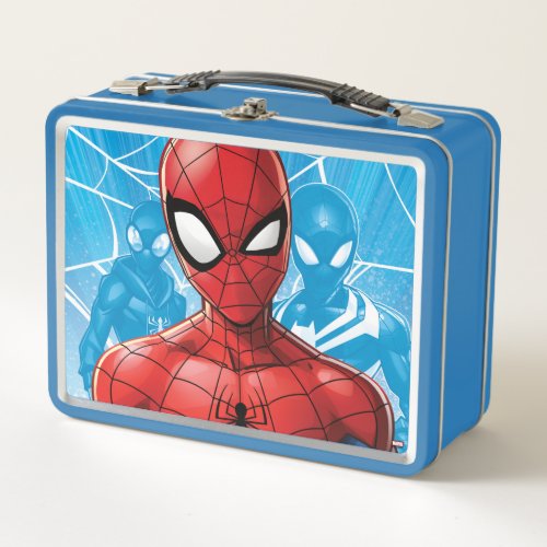 Spider_Man  Close_up Expression Comic Panel Metal Lunch Box