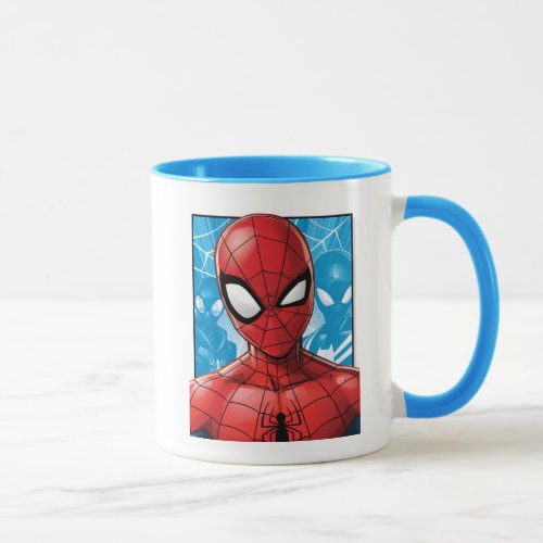 Spider_Man  Close_up Expression Comic Panel Mug