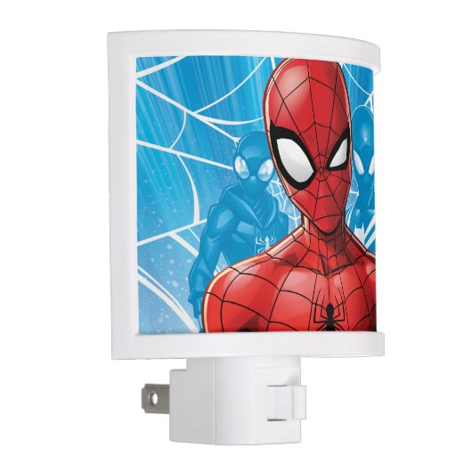 Spider-Man | Close-up Expression Comic Panel Night Light (Right)