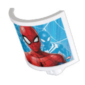 Spider-Man | Close-up Expression Comic Panel Night Light (Angled)