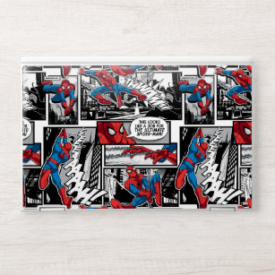 Spider-Man Comic Panel Pattern HP Laptop Skin
