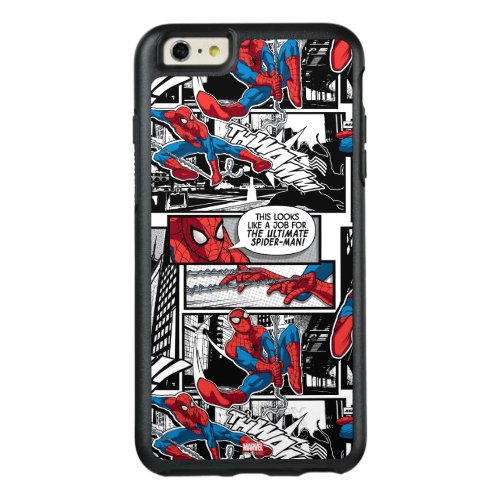 Spider_Man Comic Panel Pattern OtterBox iPhone 66s Plus Case