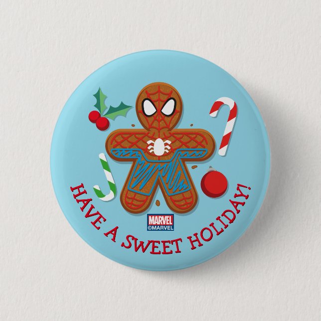Spider-Man Cookie Button (Front)