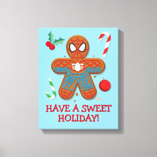 Spider-Man Cookie Canvas Print