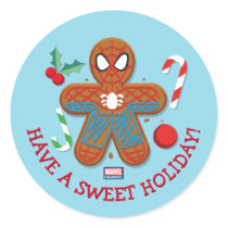 Spider-Man Cookie Classic Round Sticker