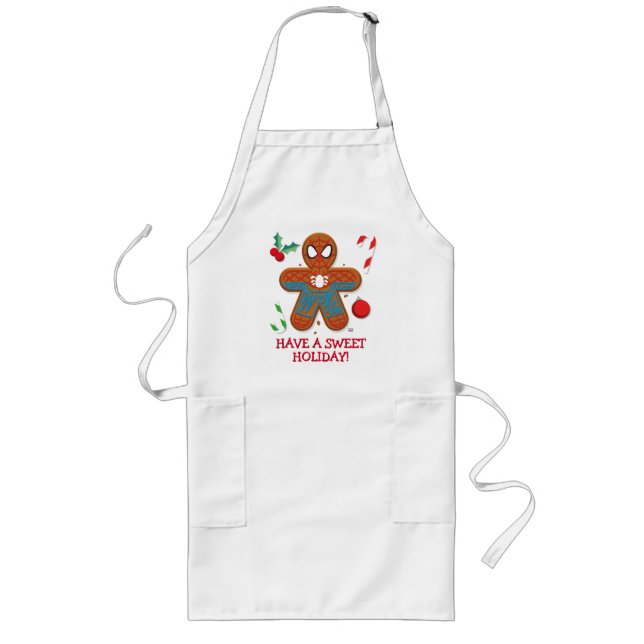 Spider-Man Cookie Long Apron (Front)