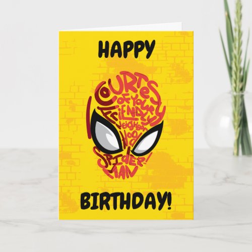 Spider_Man  Courtesy Quote Typographic Head Card