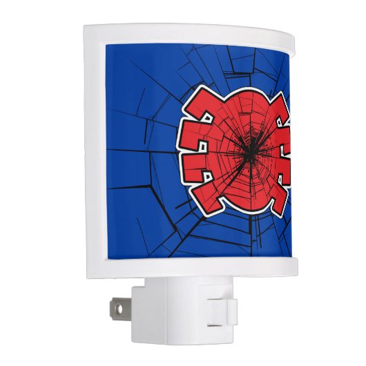 Spider-Man | Cracked Spider Symbol Night Light (Right)