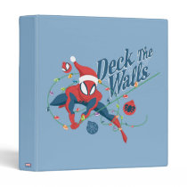 Spider-Man "Deck The Walls" 3 Ring Binder