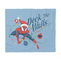 Spider-Man "Deck The Walls" Fleece Blanket