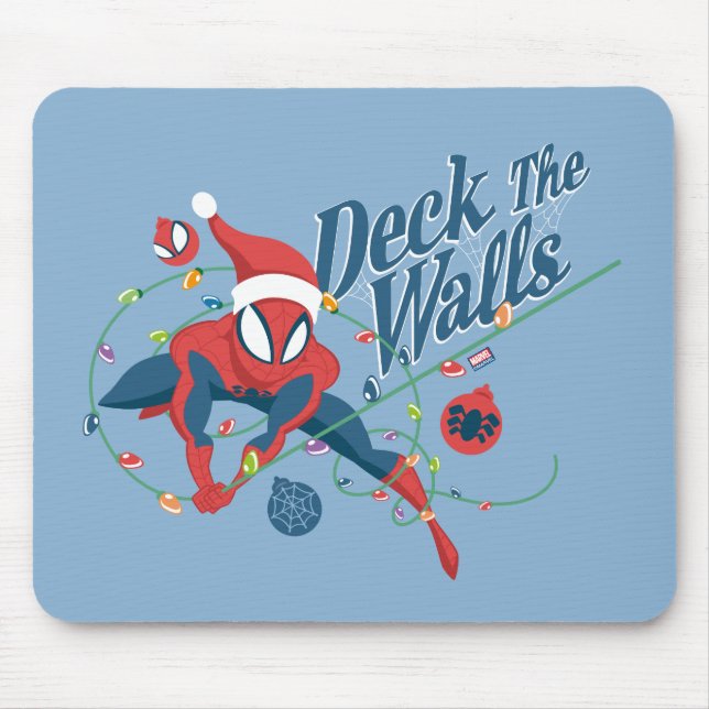 Spider-Man "Deck The Walls" Mouse Pad (Front)
