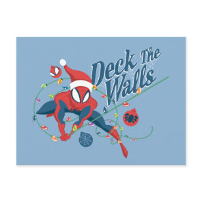Spider-Man "Deck The Walls" Postcard