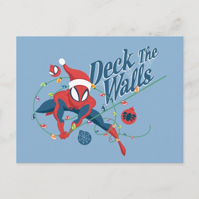 Spider-Man "Deck The Walls" Postcard (Front)