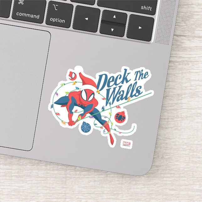 Spider-Man "Deck The Walls" Sticker (Detail)