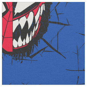 Spider-Man   Dual Spider-Man & Venom Face Fabric