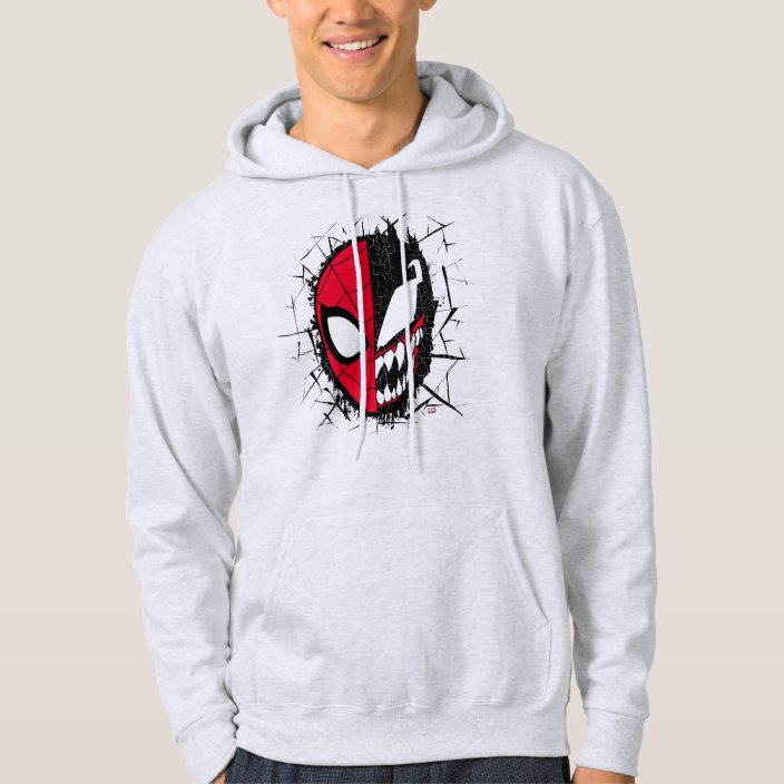 venom face hoodie