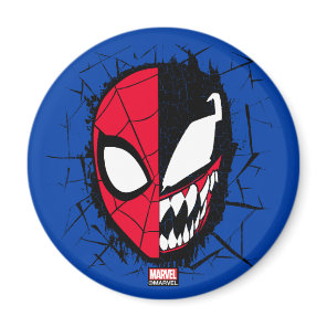 Spider-Man | Dual Spider-Man & Venom Face Magnet