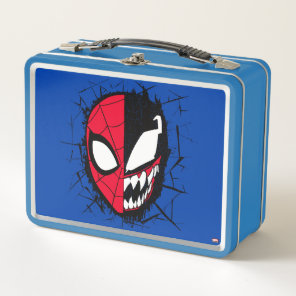 Spider-Man | Dual Spider-Man & Venom Face Metal Lunch Box