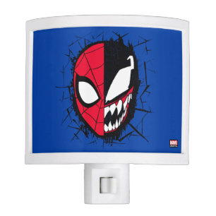 Spider-Man   Dual Spider-Man & Venom Face Night Light
