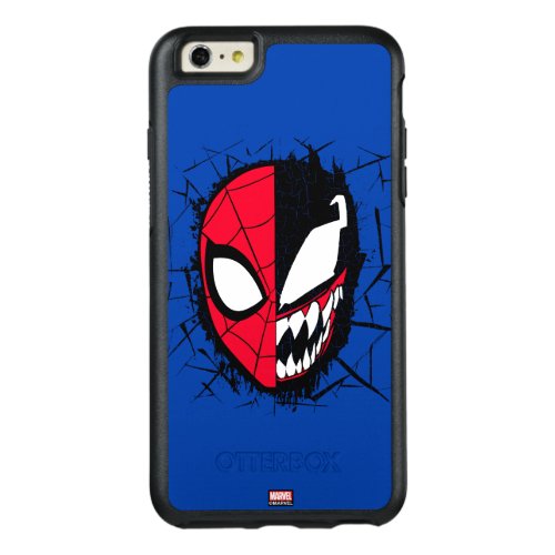 Spider_Man  Dual Spider_Man  Venom Face OtterBox iPhone 66s Plus Case
