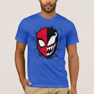 Spider-Man Dual Spider-Man & Venom Face T-Shirt