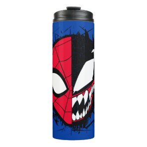 Spider-Man | Dual Spider-Man & Venom Face Thermal Tumbler
