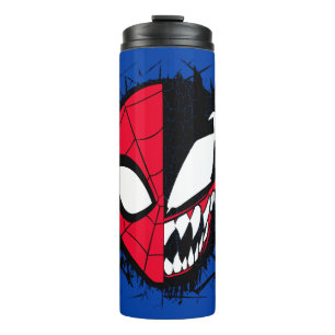 Spider-Man Dual Spider-Man & Venom Face Thermal Tumbler