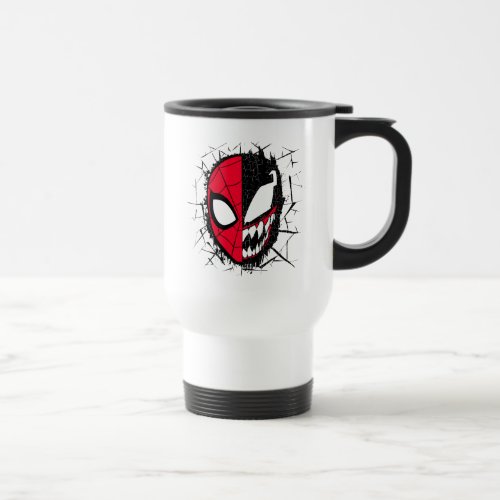 Spider_Man  Dual Spider_Man  Venom Face Travel Mug