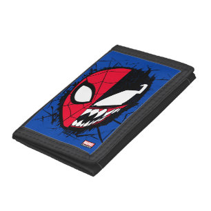 Spider-Man Dual Spider-Man & Venom Face Tri-fold Wallet