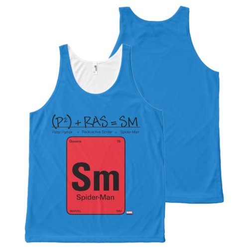 Spider_Man Element Scientific Formula All_Over_Print Tank Top