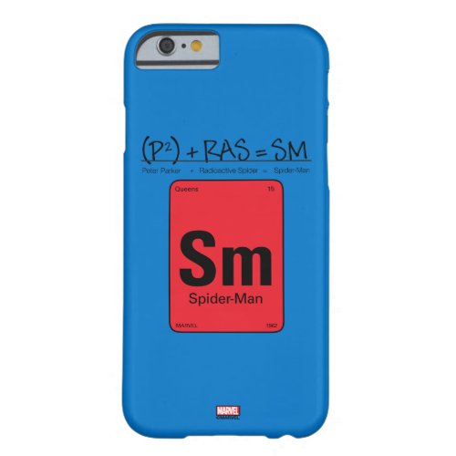 Spider_Man Element Scientific Formula Barely There iPhone 6 Case