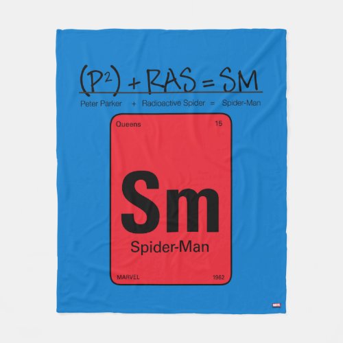 Spider_Man Element Scientific Formula Fleece Blanket