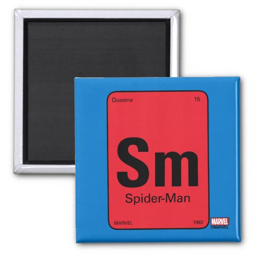 Spider_Man Element Scientific Formula Magnet