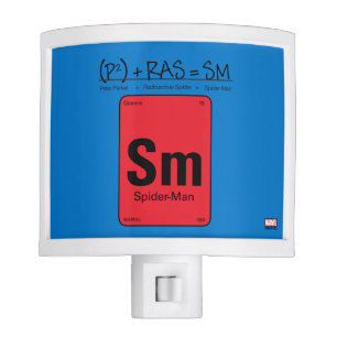 Spider-Man Element Scientific Formula Night Light