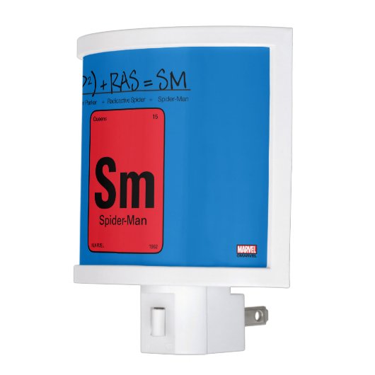 Spider-Man Element Scientific Formula Night Light (Left)