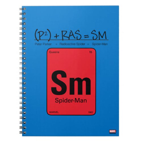 Spider_Man Element Scientific Formula Notebook