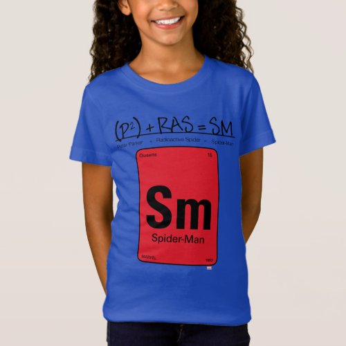 Spider_Man Element Scientific Formula T_Shirt