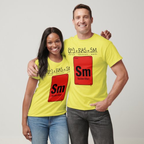 Spider_Man Element Scientific Formula T_Shirt